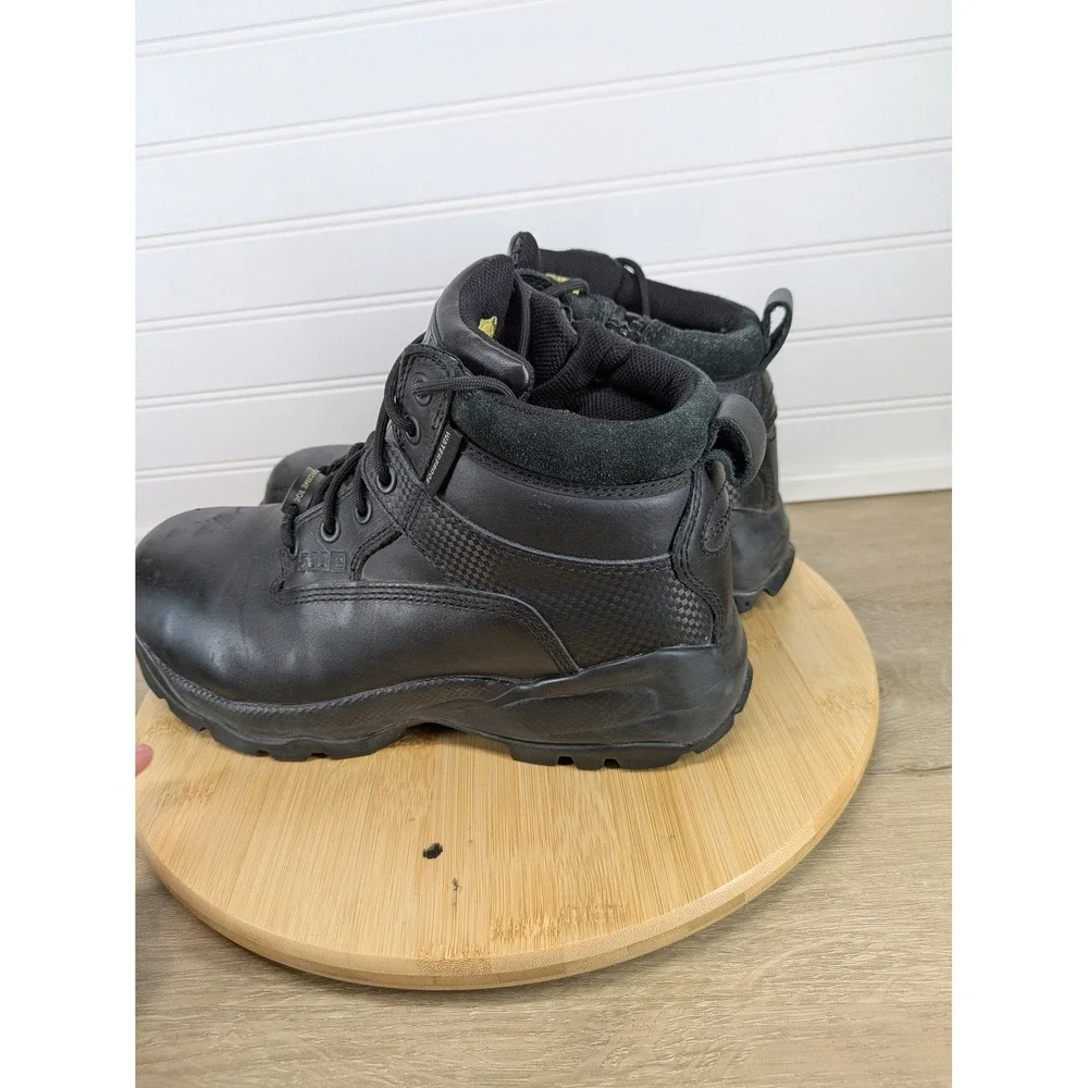 5.11 ATAC Shield Boots Mens Size 9 Black Tactical Waterproof Protective Toe Work